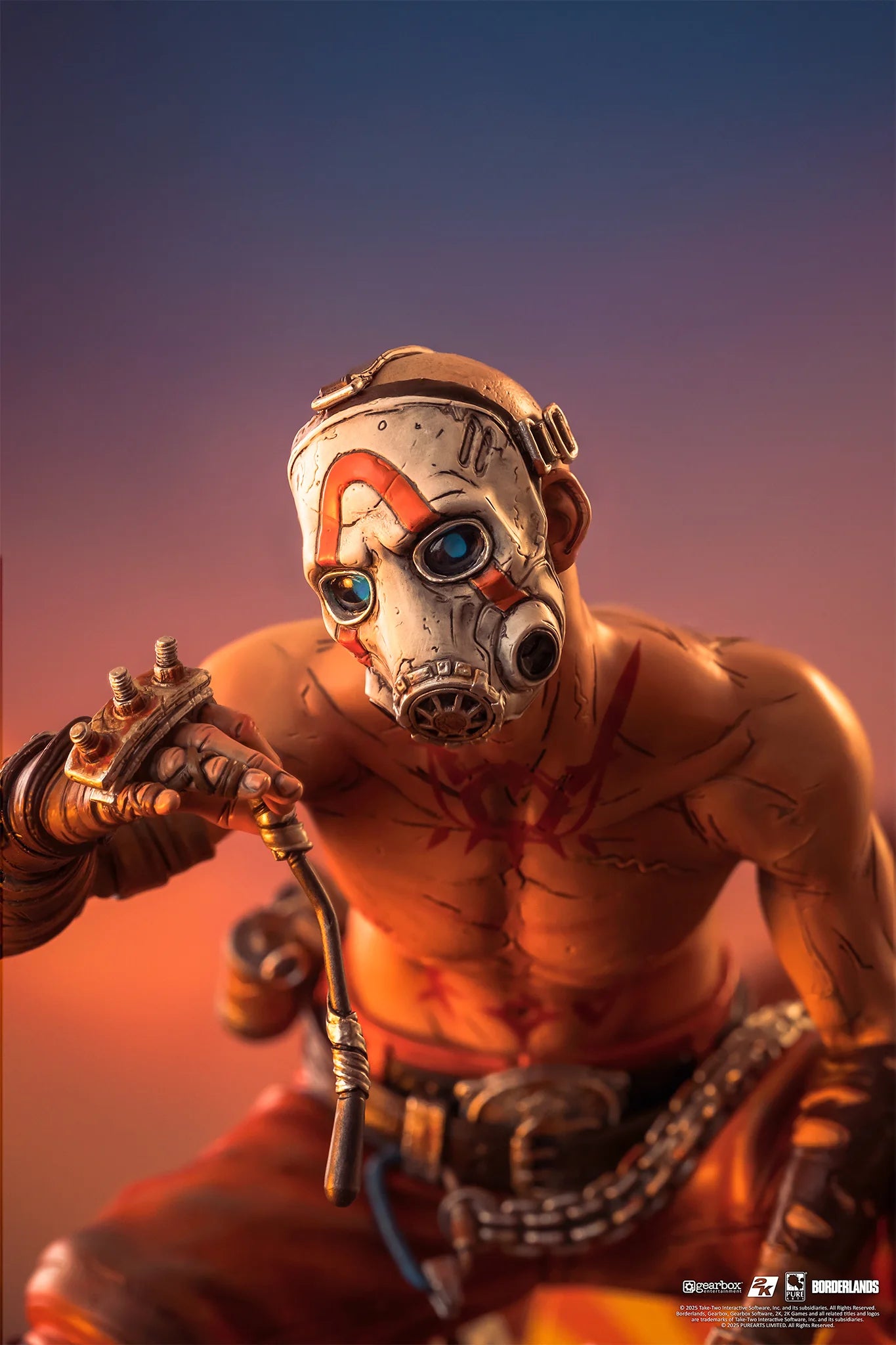 Preventa Resina Psycho & Claptrap Figura Borderlands 3 Pure Arts (Licencia) Estudio