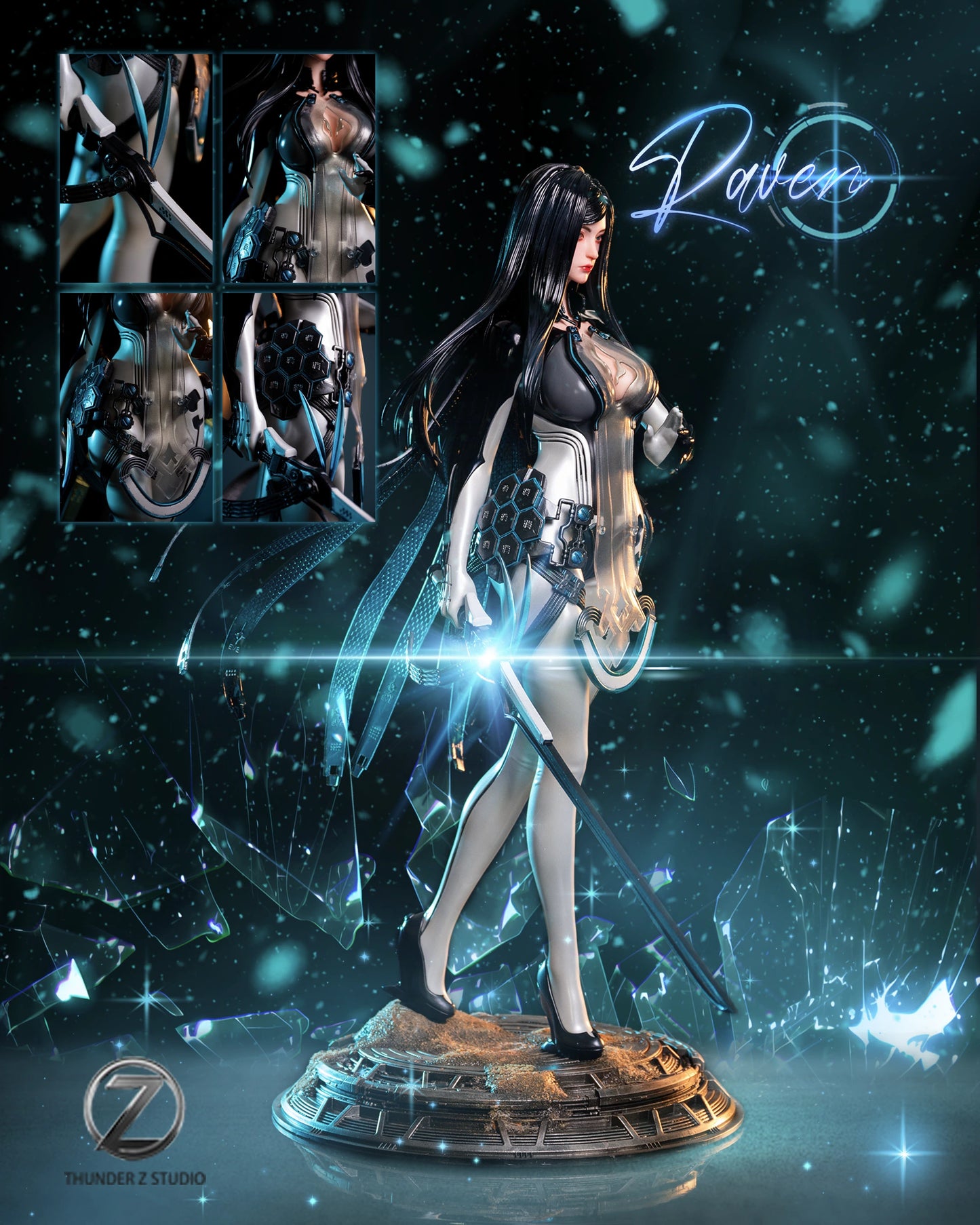 Preventa Resina Raven Figura Stellar Blade Thunder Z  Estudio
