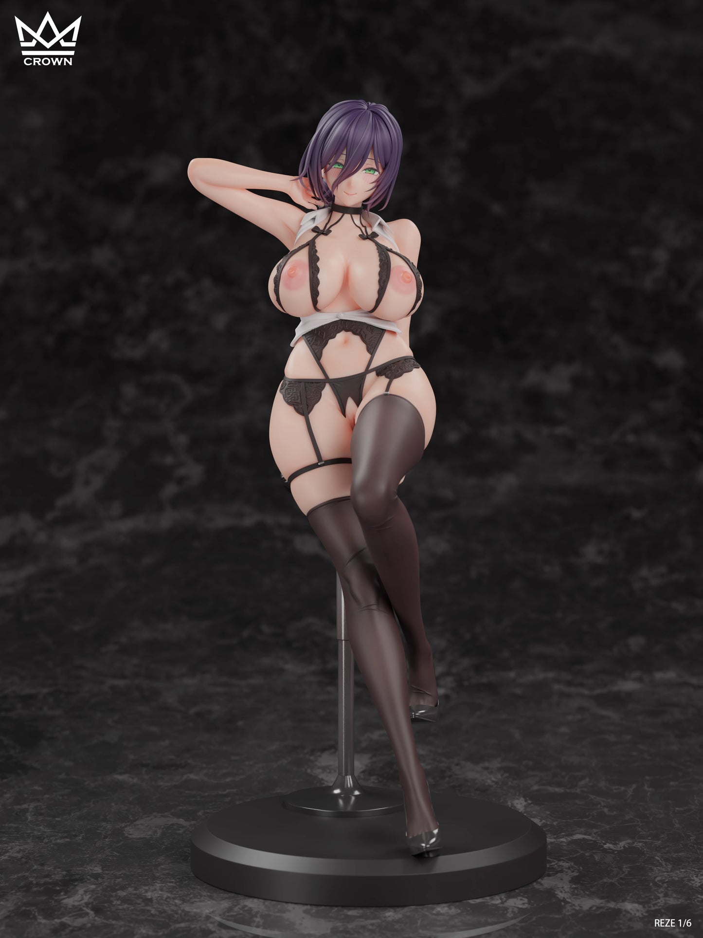 Preventa Resina Reze  Figura Chainsaw Man Crown   Estudio