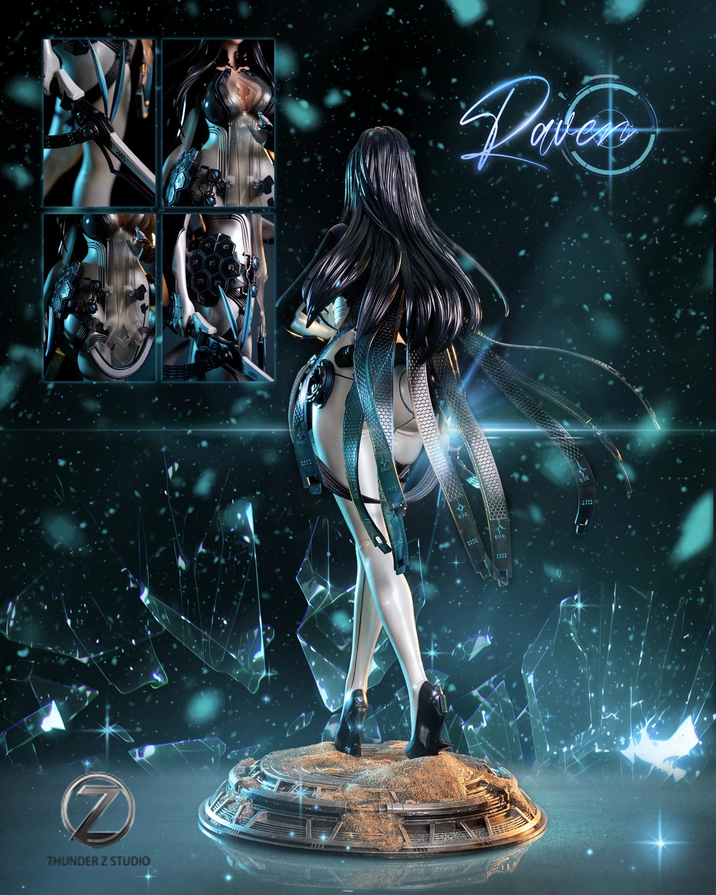 Preventa Resina Raven Figura Stellar Blade Thunder Z  Estudio