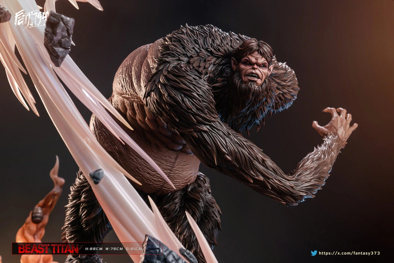 Preventa Resina Titan Bestia Figura Attack On Titan Fantasy Estudio