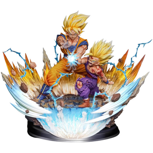 Preventa Resina Gohan & Goku Figura Dragon Ball Figure Class Estudio