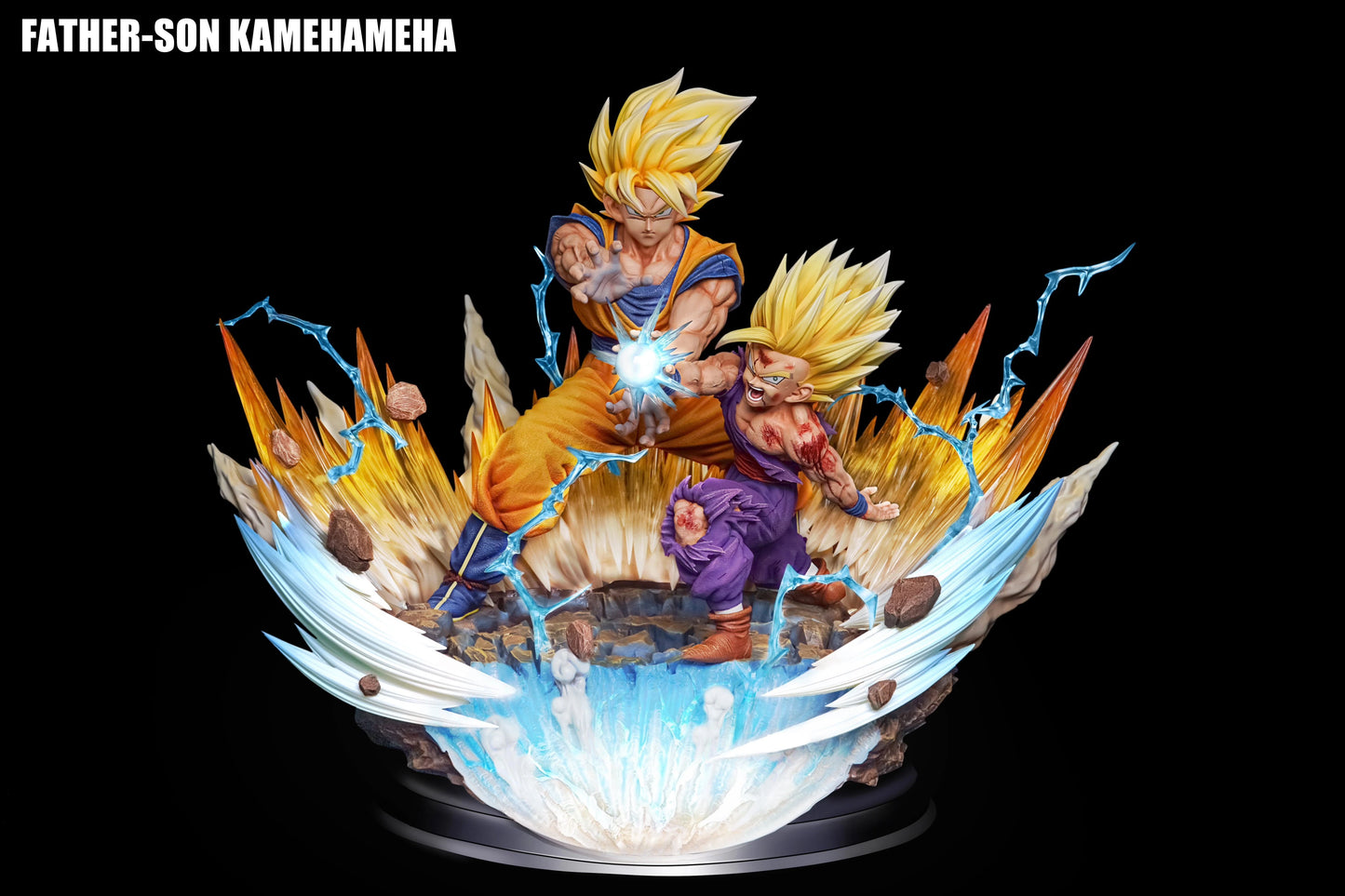 Preventa Resina Gohan & Goku Figura Dragon Ball Figure Class Estudio
