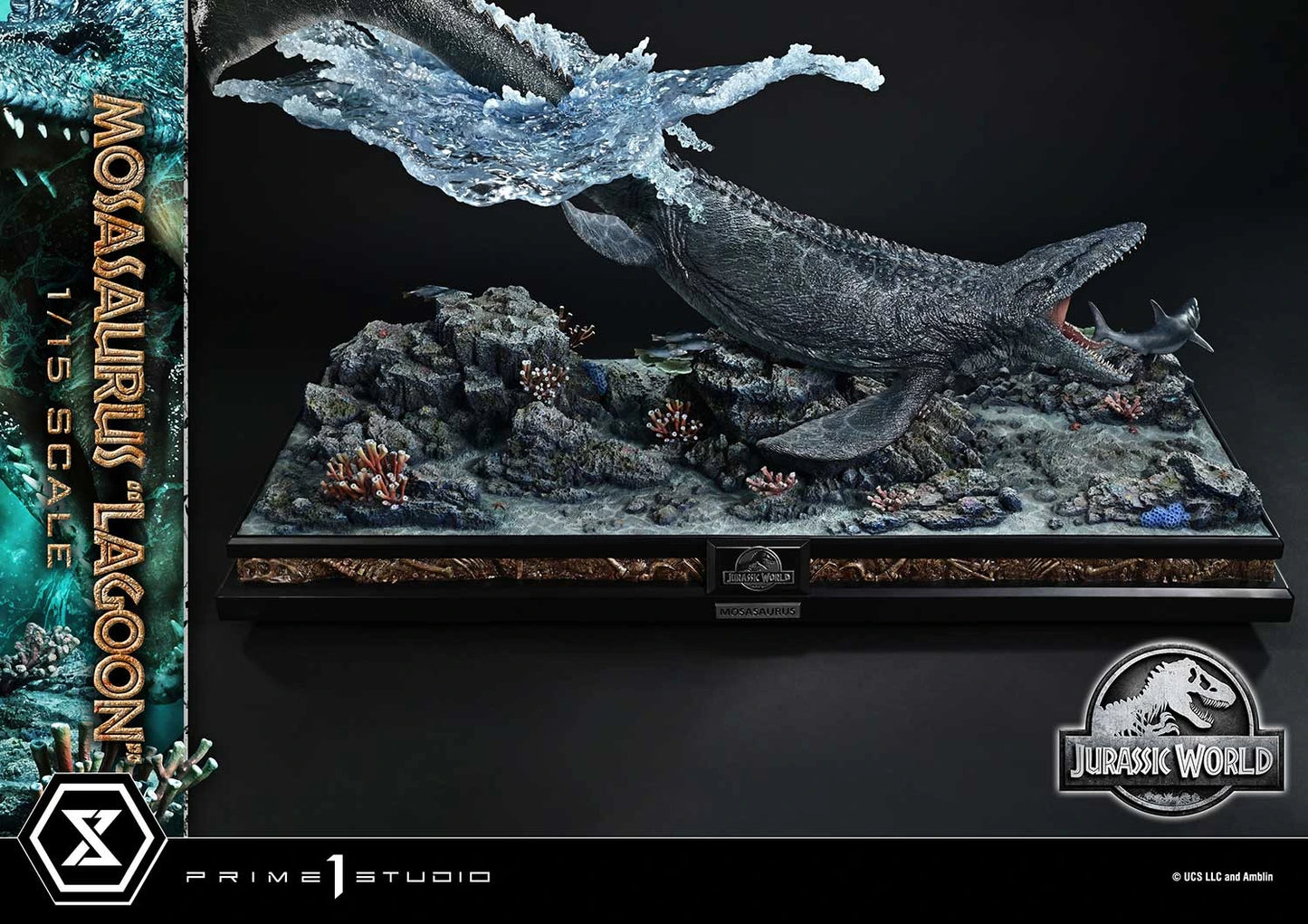 Preventa Resina Mosasaurus Figura Jurassic World Prime 1 (Licencia) Estudio