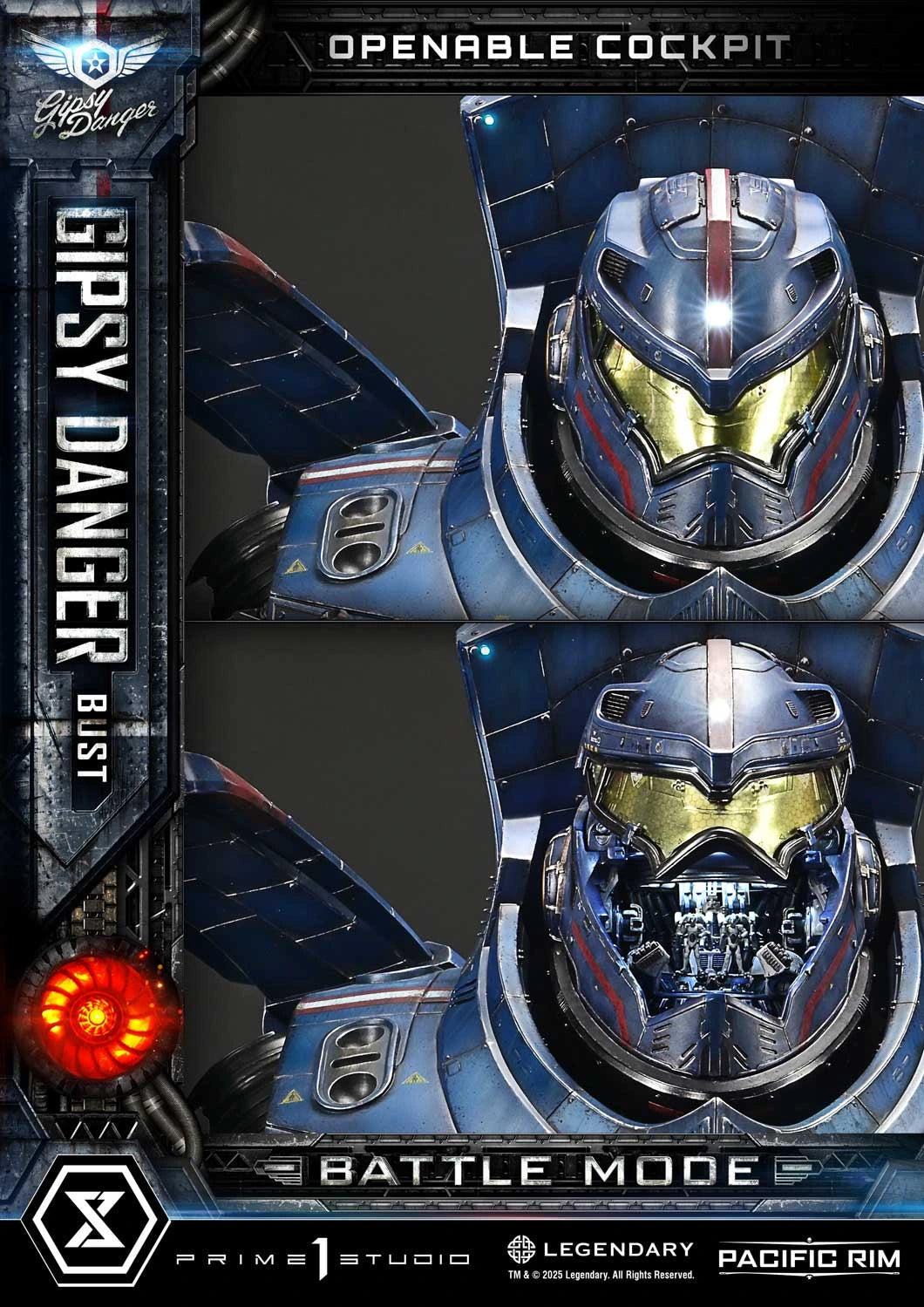 Preventa Resina Gipsy Danger  Figura Pacific Rim  Prime 1 (Licencia) Estudio