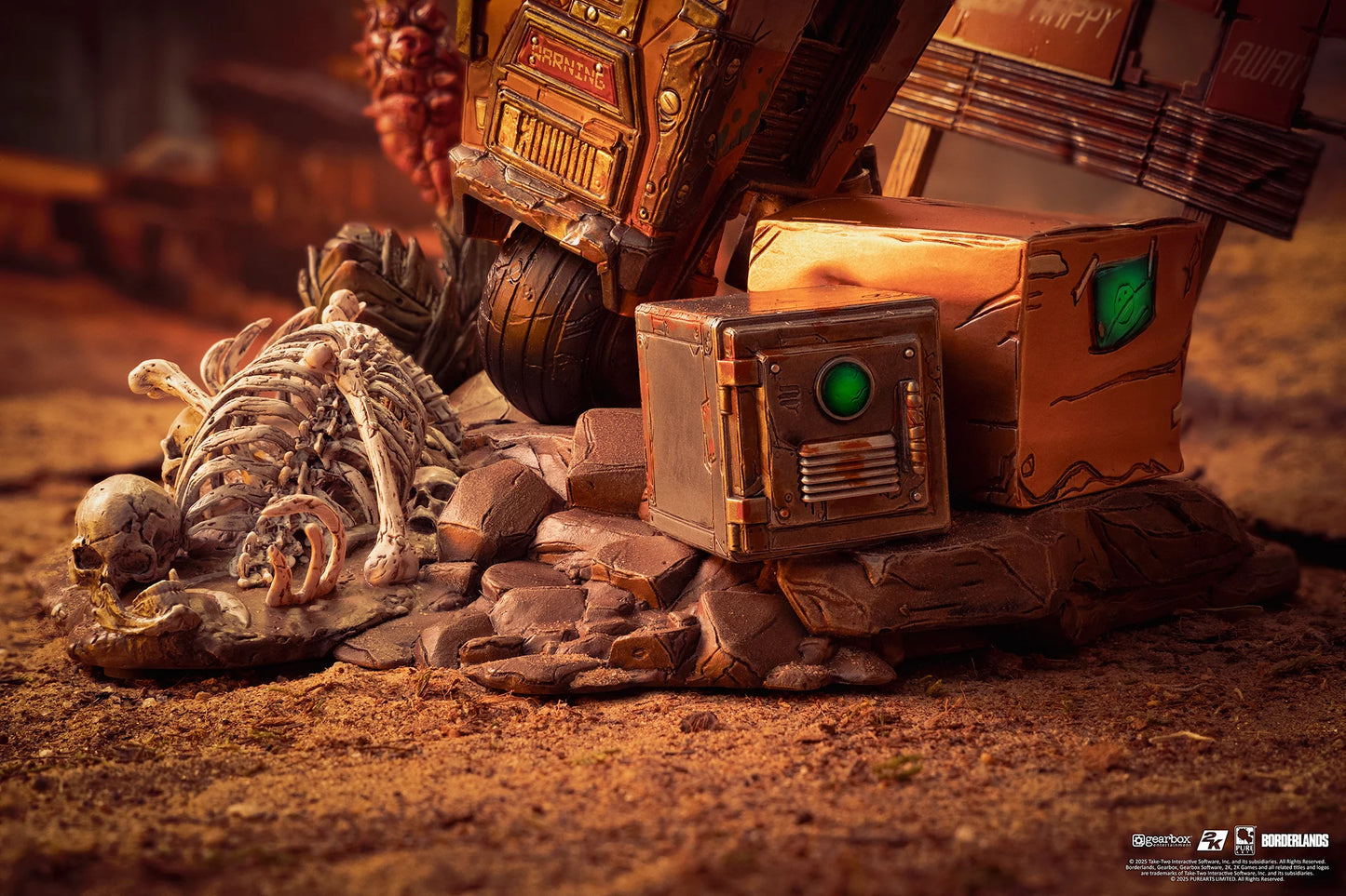 Preventa Resina Psycho & Claptrap Figura Borderlands 3 Pure Arts (Licencia) Estudio
