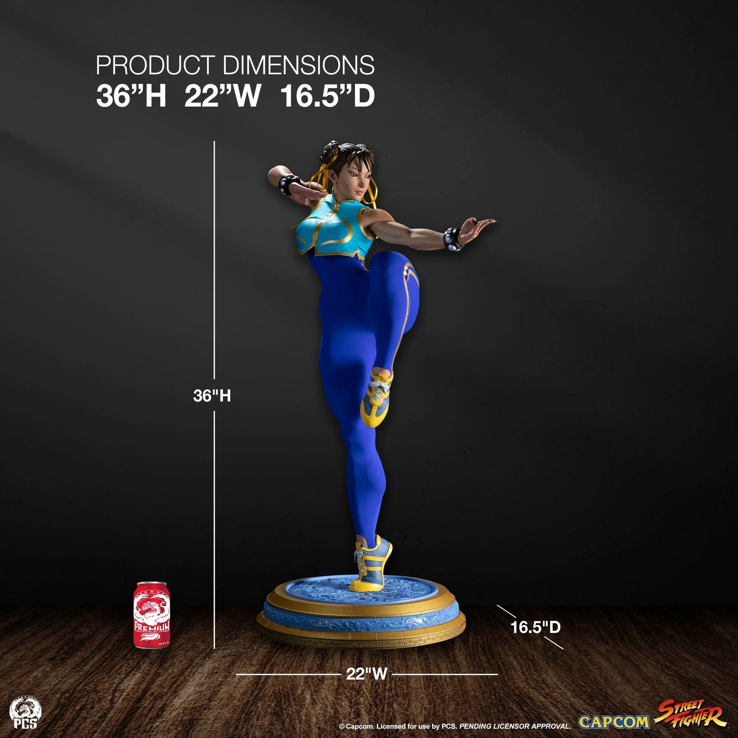 Preventa Resina Chun-Li Figura Street Fighter PCS (Licencia) Estudio