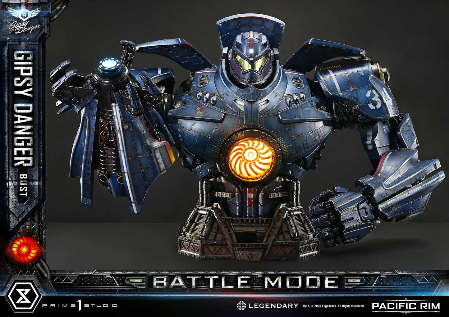 Preventa Resina Gipsy Danger  Figura Pacific Rim  Prime 1 (Licencia) Estudio