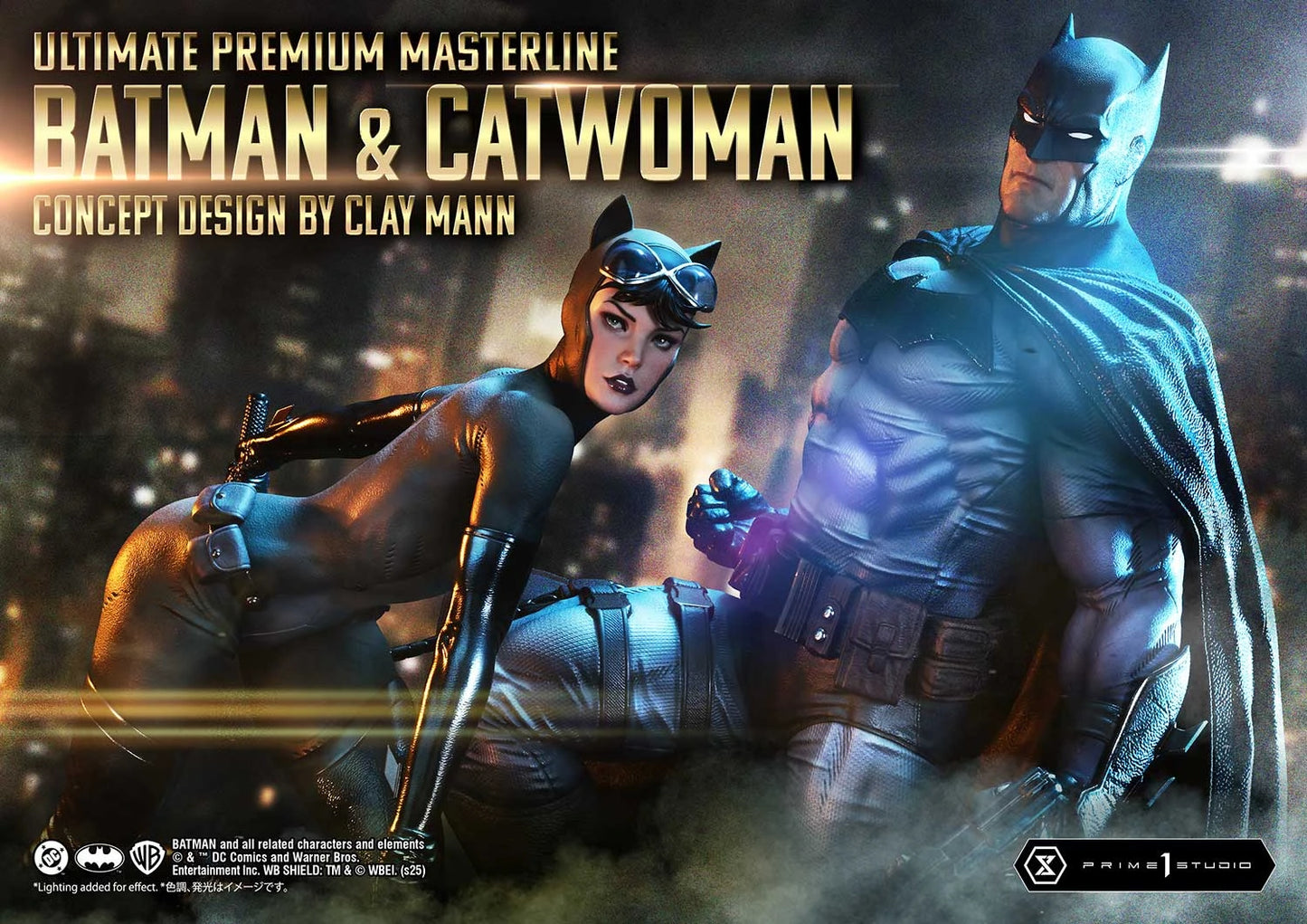 Preventa Resina Batman & Catwoman Figura Batman Comics Prime 1 (Licencia) Estudio