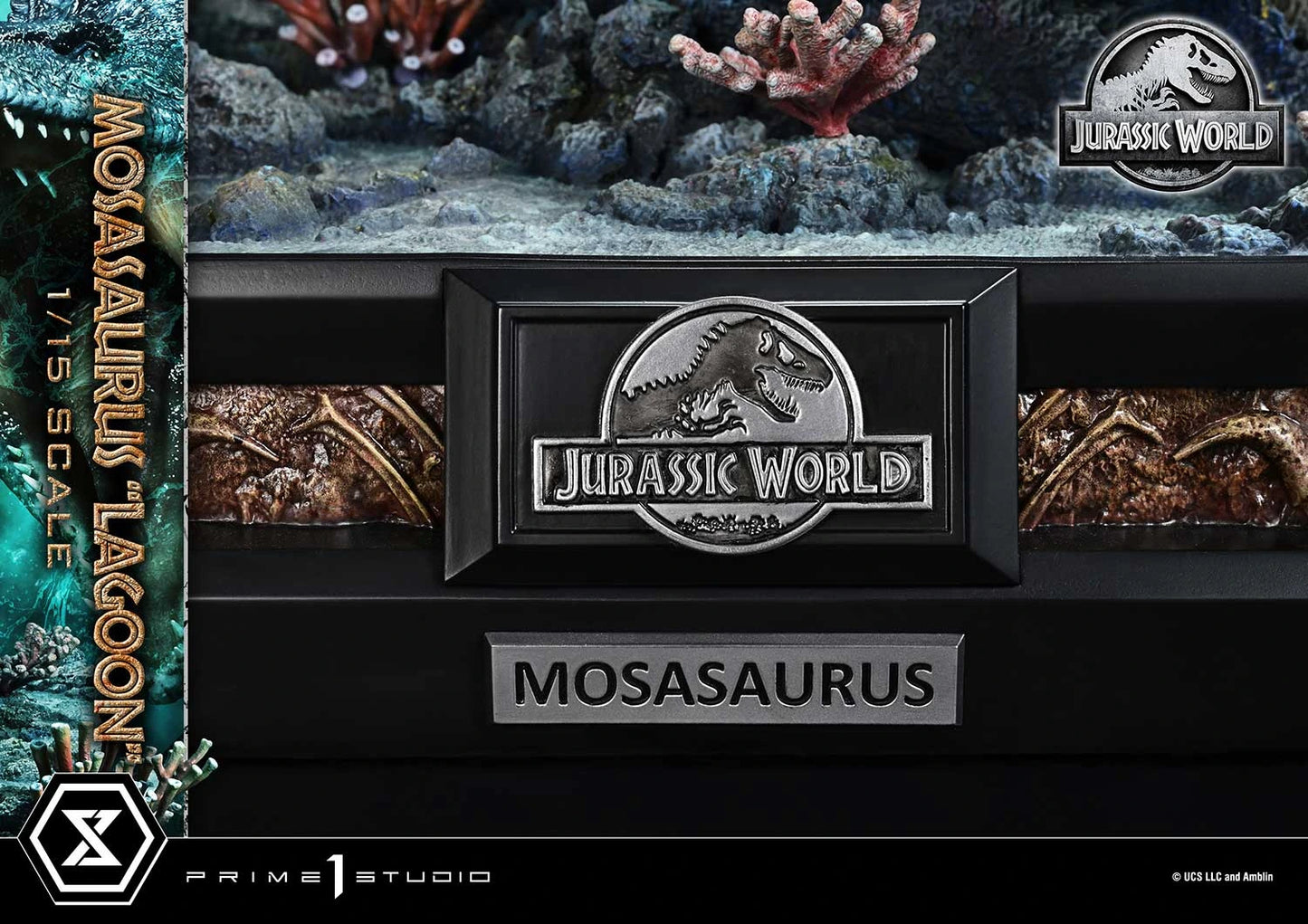 Preventa Resina Mosasaurus Figura Jurassic World Prime 1 (Licencia) Estudio