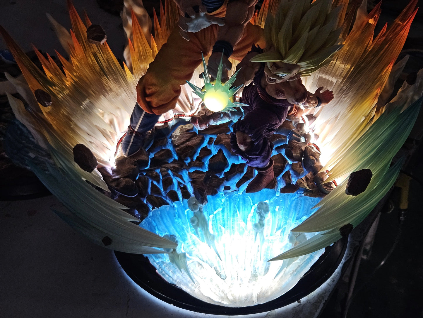 Preventa Resina Gohan & Goku Figura Dragon Ball Figure Class Estudio