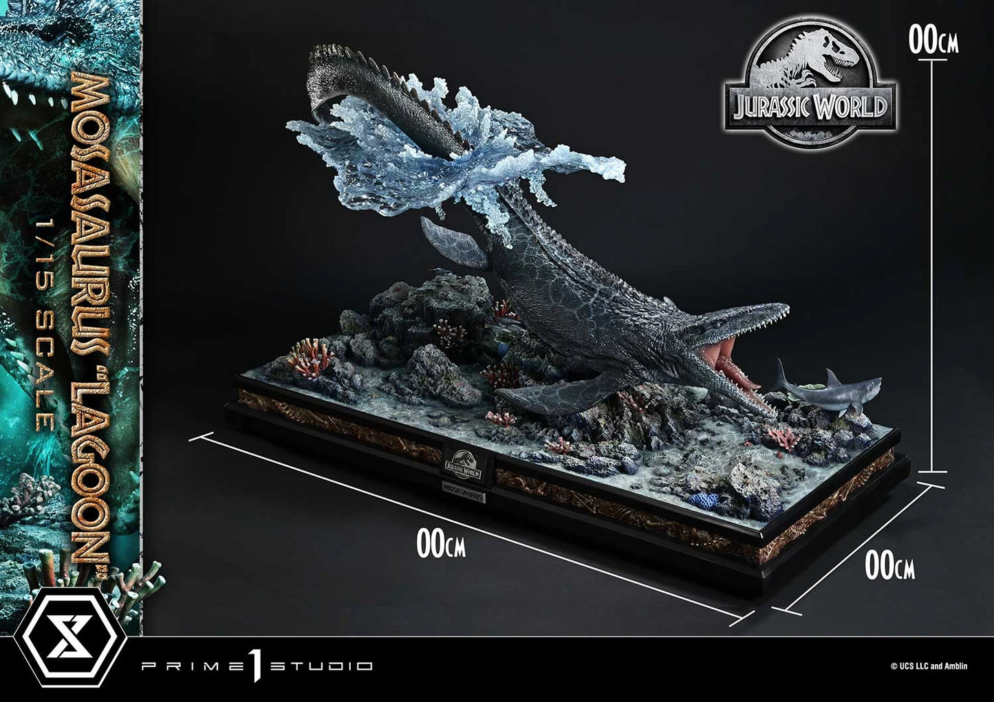 Preventa Resina Mosasaurus Figura Jurassic World Prime 1 (Licencia) Estudio