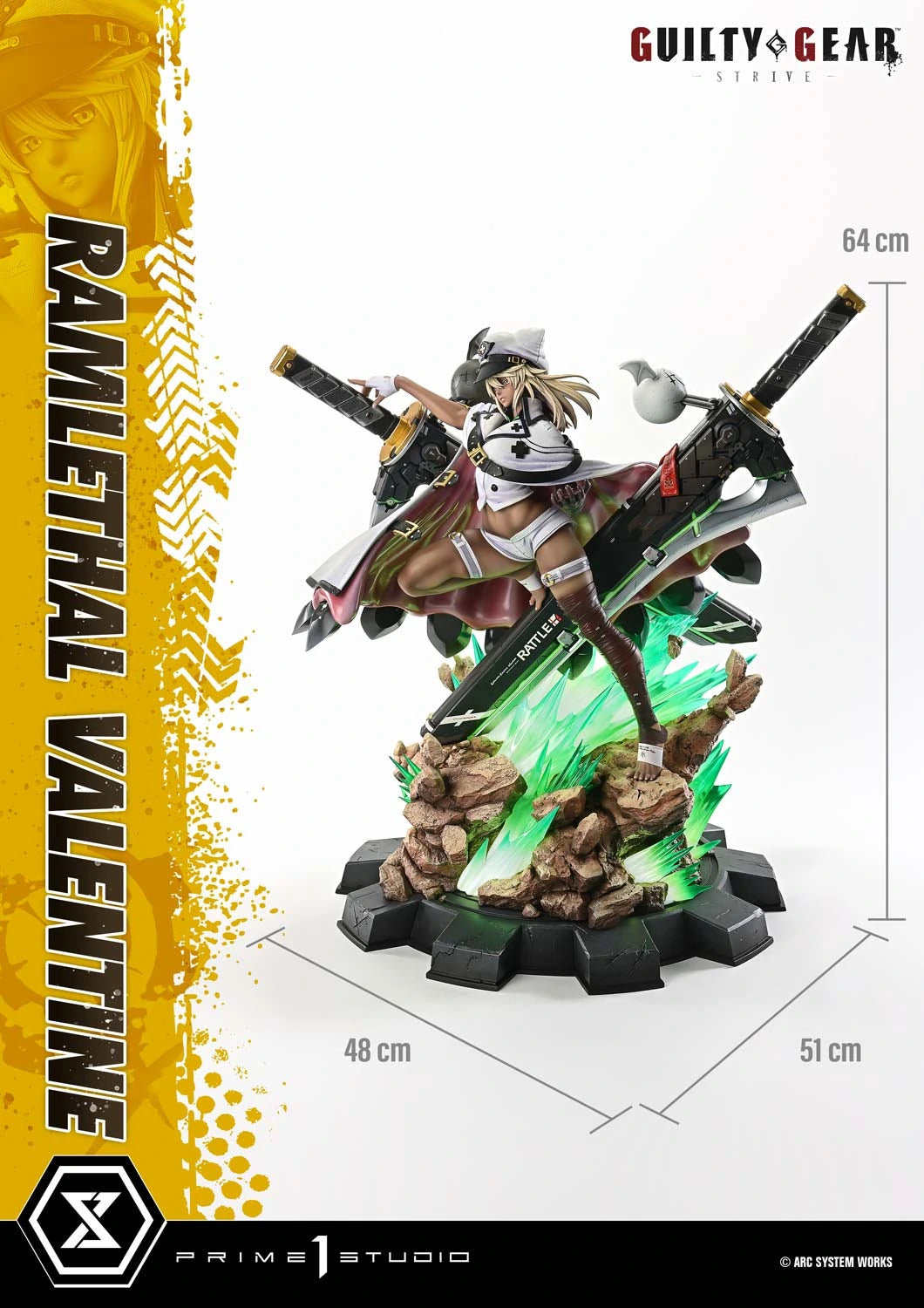 "Preventa Resina Ramlethal Valentine Figura GUILTY GEAR -STRIVE-  Prime 1 (Licencia) Estudio"