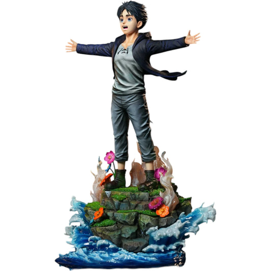 Preventa Resina Eren Jaeger Figura Attack On Titan MWZB Estudio