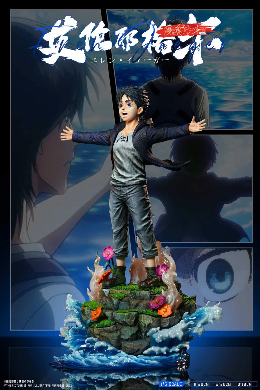 Preventa Resina Eren Jaeger Figura Attack On Titan MWZB Estudio