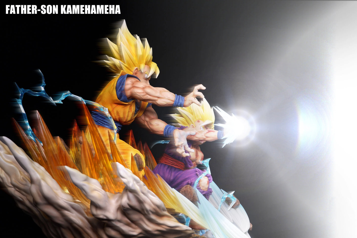 Preventa Resina Gohan & Goku Figura Dragon Ball Figure Class Estudio