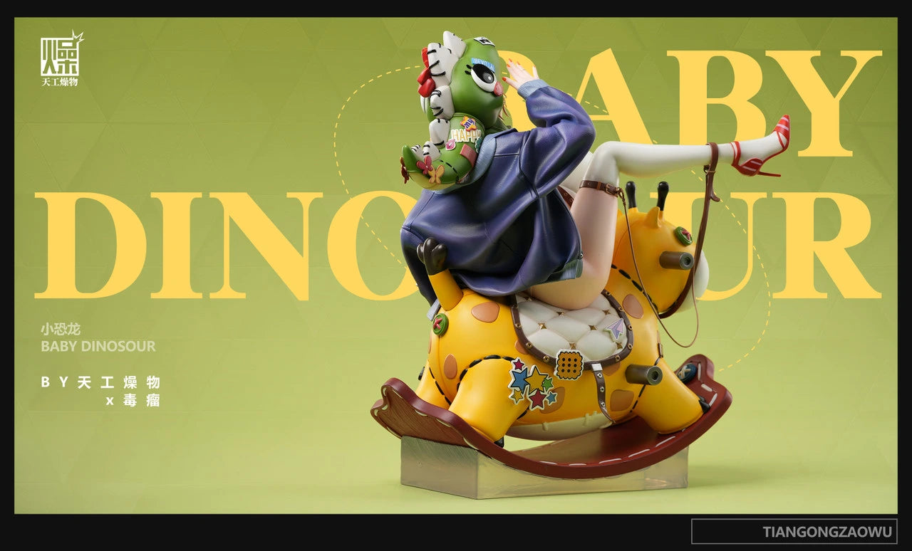 Preventa Resina Baby Dinosaur Figura Original Series TGZW (Licencia) Estudio
