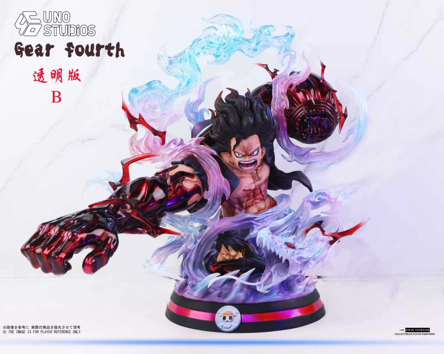 Preventa Resina Monkey D. Luffy "Snakeman" Figura One Piece UNO Estudio