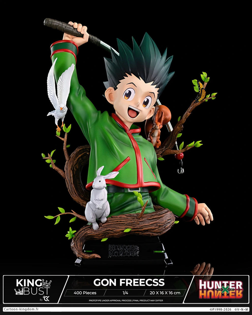 Preventa Resina Gon Freecss Figura Hunter x Hunter Cartoon Kingdom Estudio
