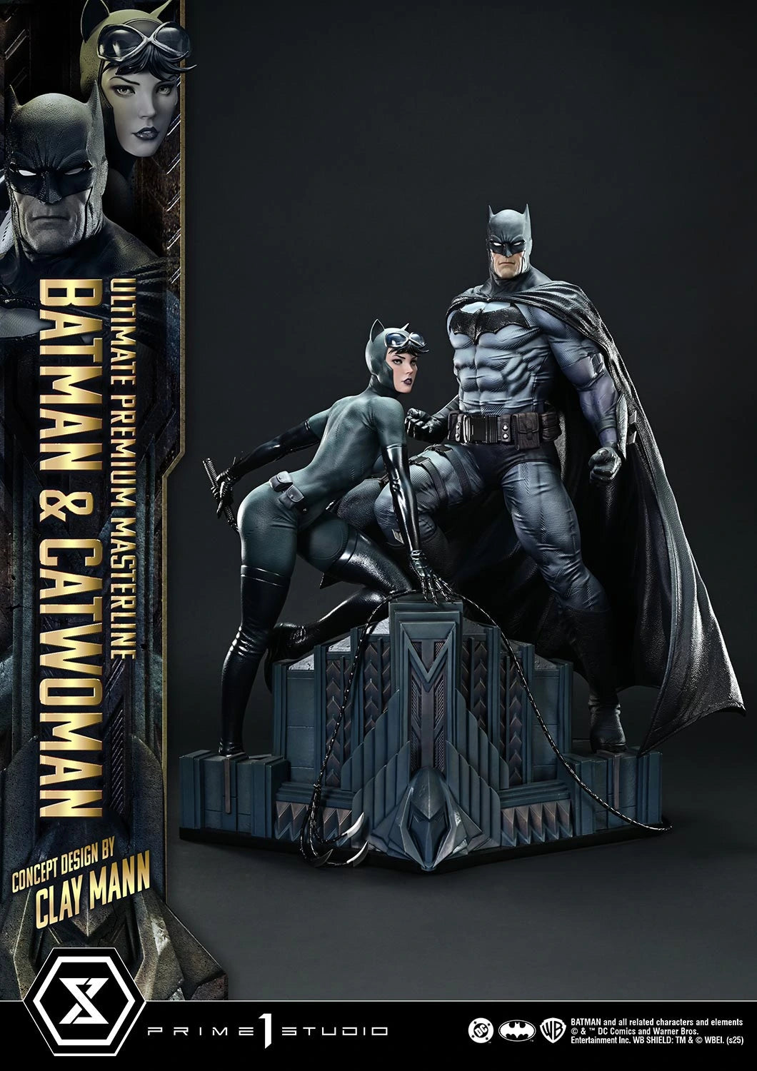Preventa Resina Batman & Catwoman Figura Batman Comics Prime 1 (Licencia) Estudio