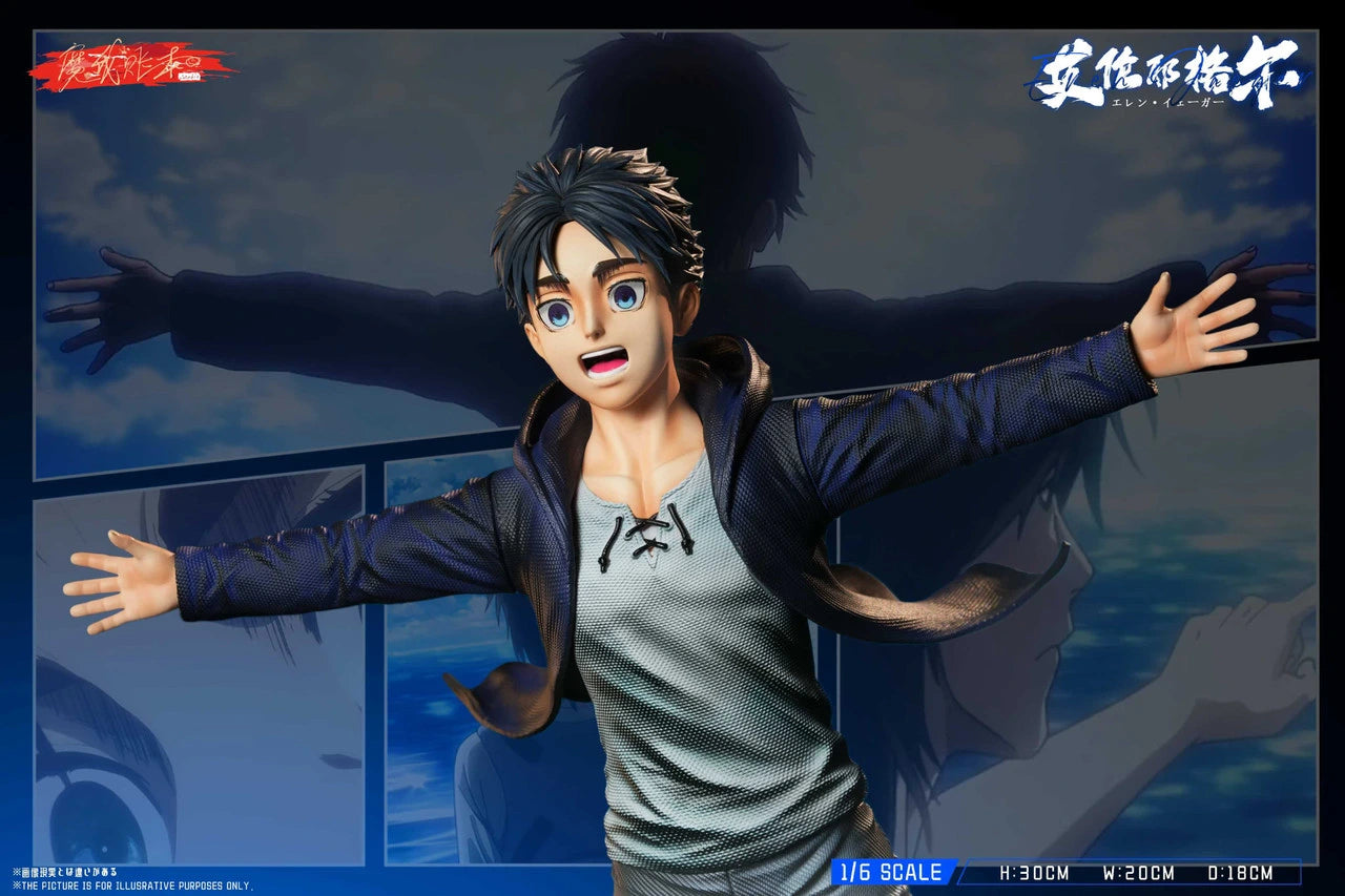 Preventa Resina Eren Jaeger Figura Attack On Titan MWZB Estudio