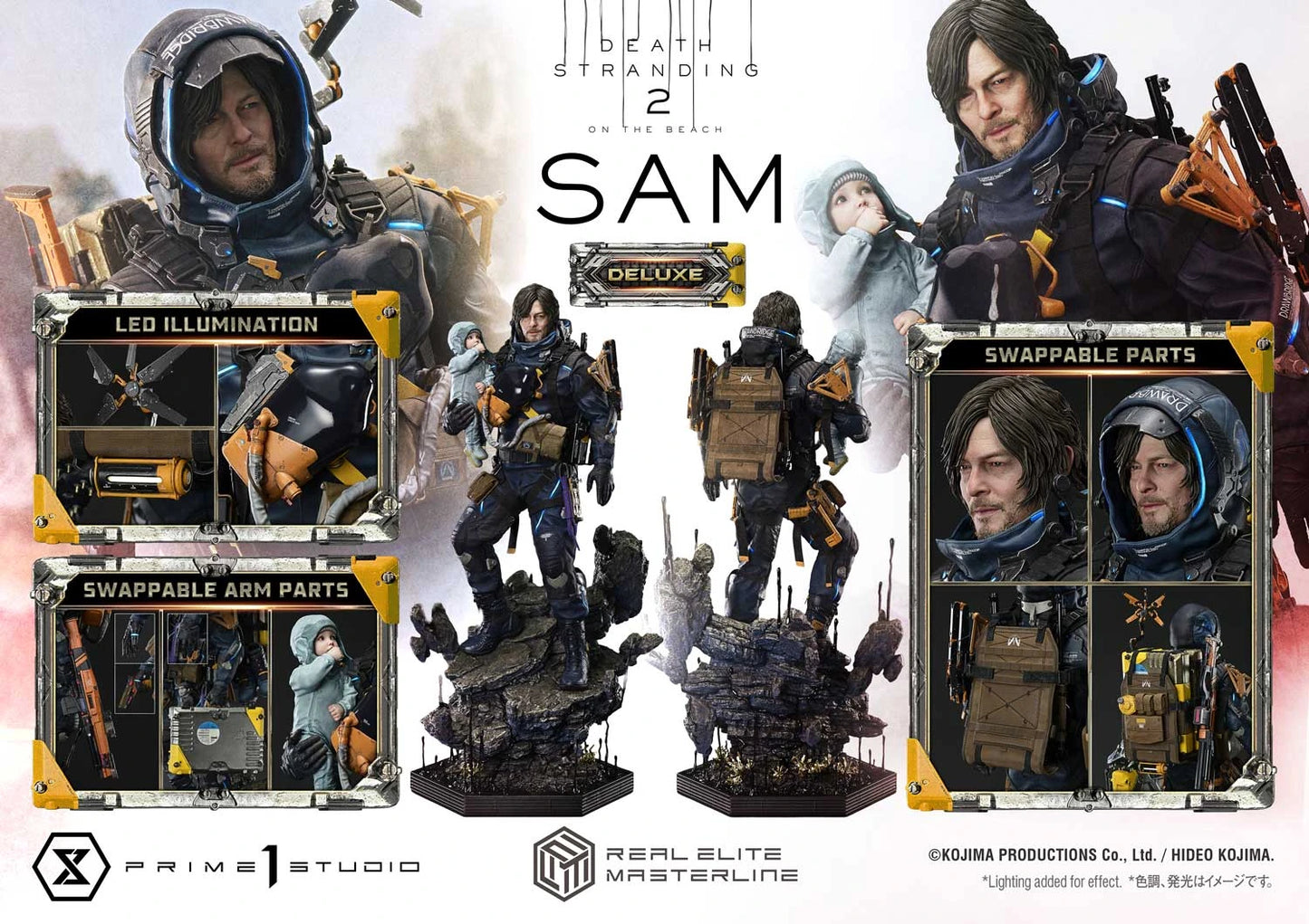 Preventa Resina Sam Figura Death Stranding  Prime 1 (Licencia) Estudio
