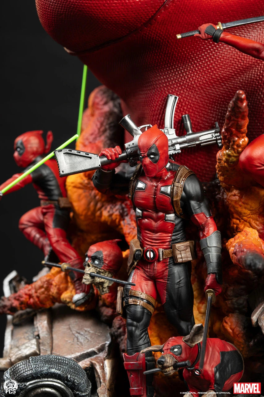 Preventa Resina Deadpool Figura Deadpool Premium Collectibles (Licencia) Estudio