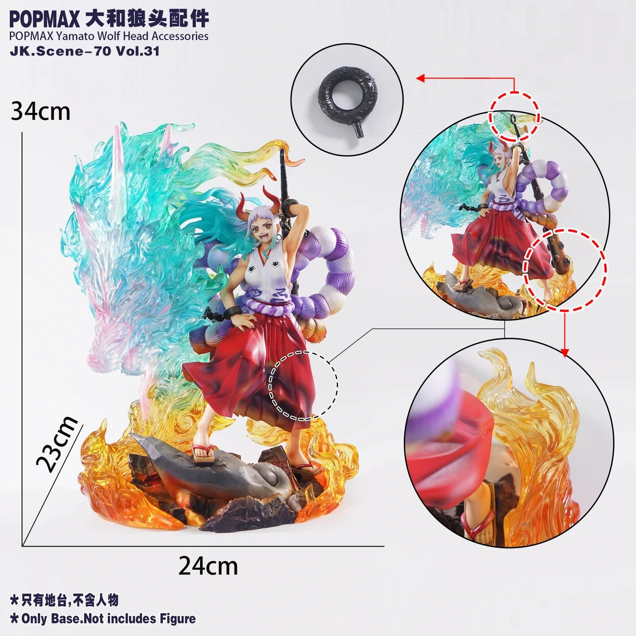 Preventa Resina Yamato "Accesorios" Figura One Piece 1/6 JacksDo Estudio