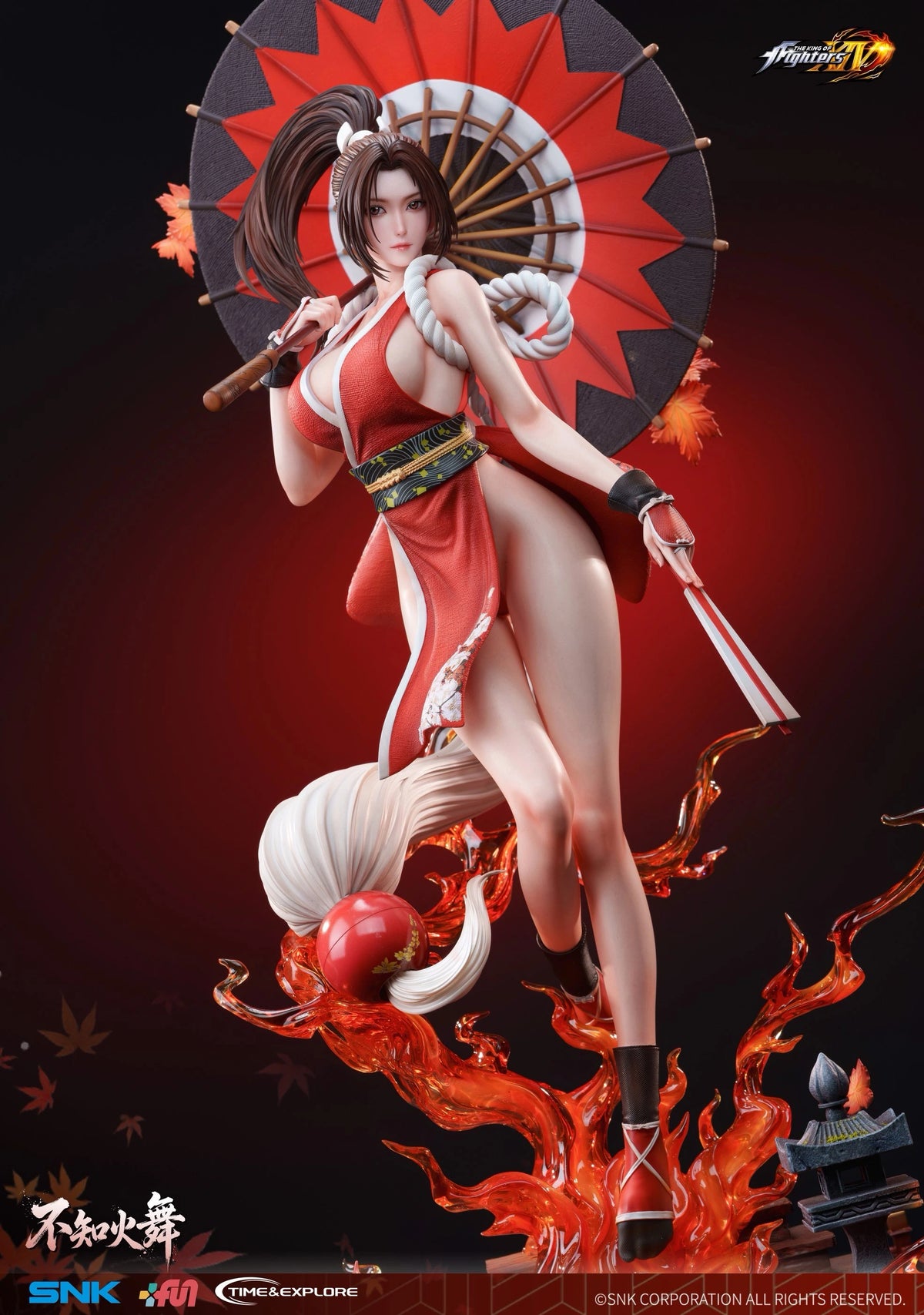 Preventa Resina Mai Shiranui Figura The King Of Fighters 1/4 TIME Explore Estudio (Licencia)