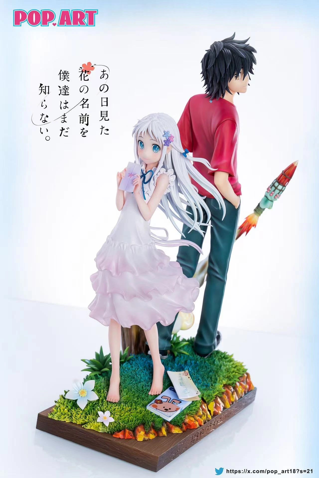 Preventa Resina MenMa & Jinta Figura Anohana: The Flower We Saw That Day  POP-ART  Estudio