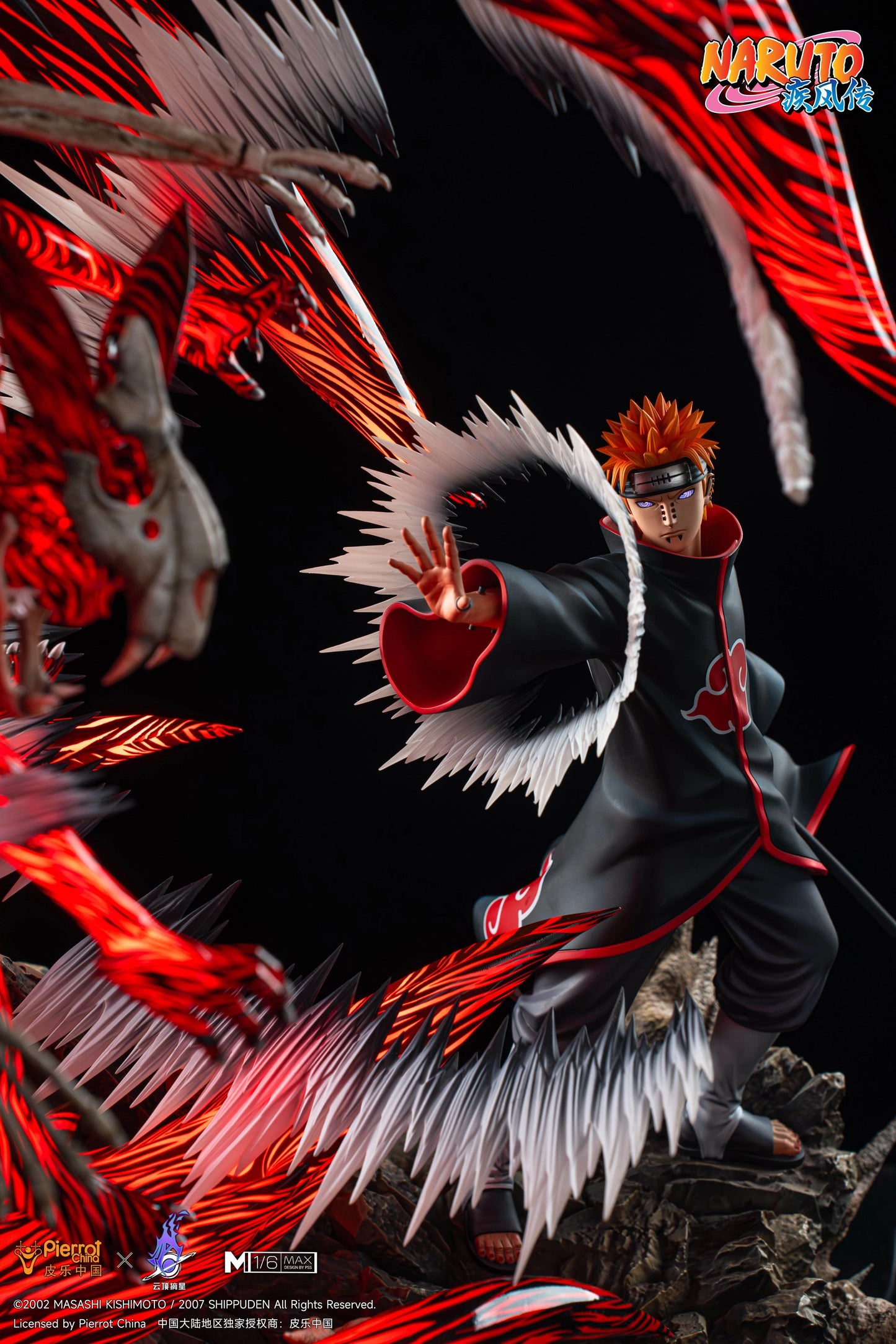 Preventa Resina Pain vs Naruto  Figura Naruto 1/6 Pickstar Estudio (Licencia)