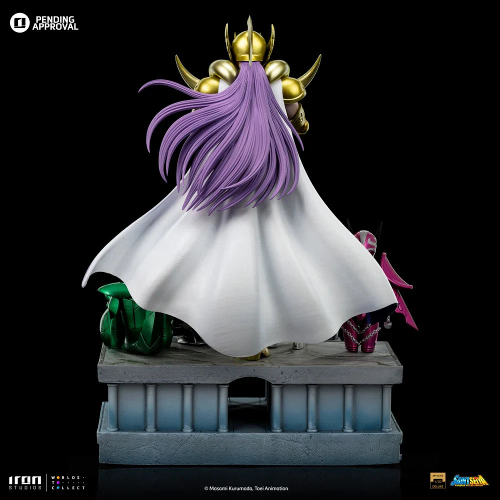 Preventa Resina Mu de Aries Figura Caballeros del Zodiako Iron (Licencia) Estudio