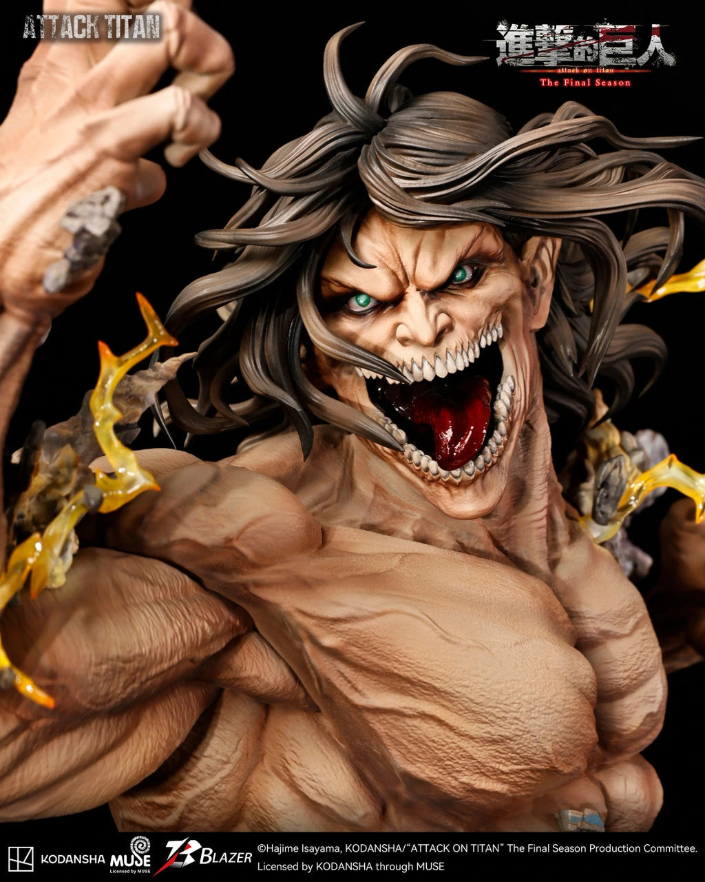 Preventa Resina Titan de Ataque Figura Attack On Titan Blazer Estudio