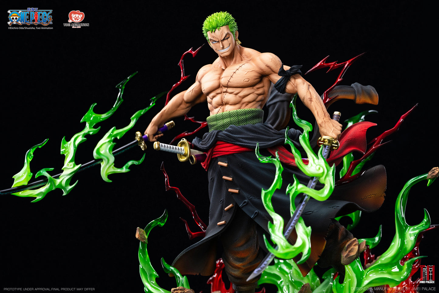 Preventa Resina Roronoa Zoro Figura One Piece 1/6 Jimei Palace Estudio (Licencia)