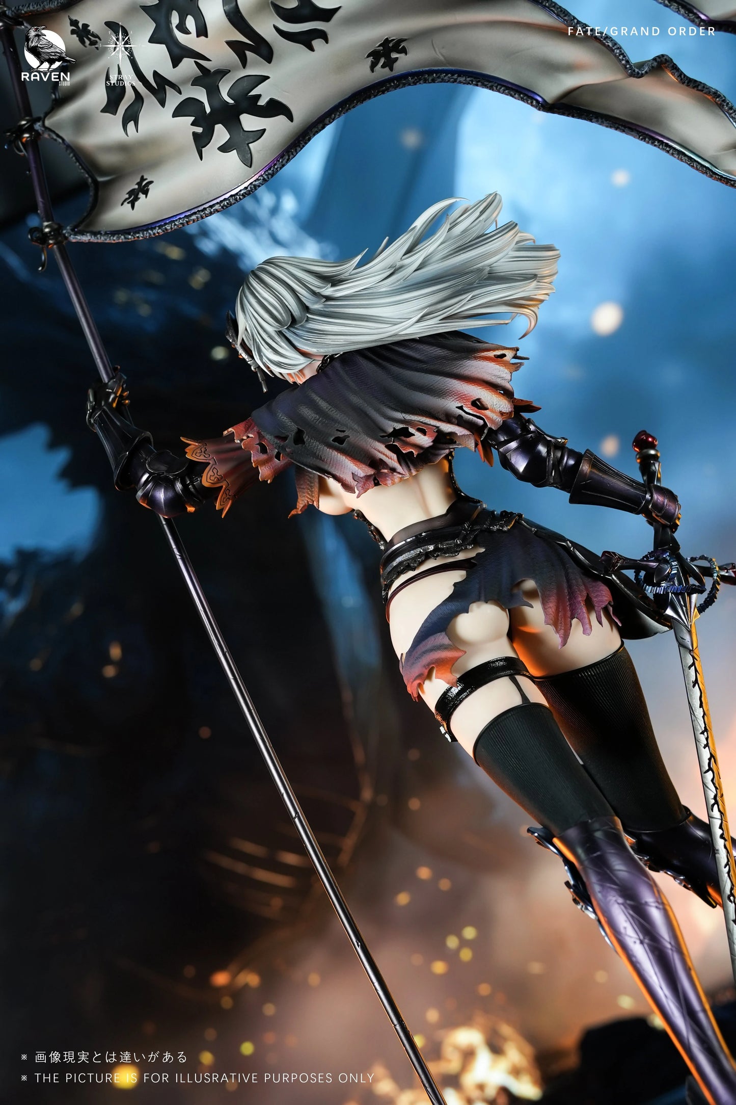Preventa Resina Jeanne d'Arc  Figura Fate/ Grand Order Raven & Stray Estudio