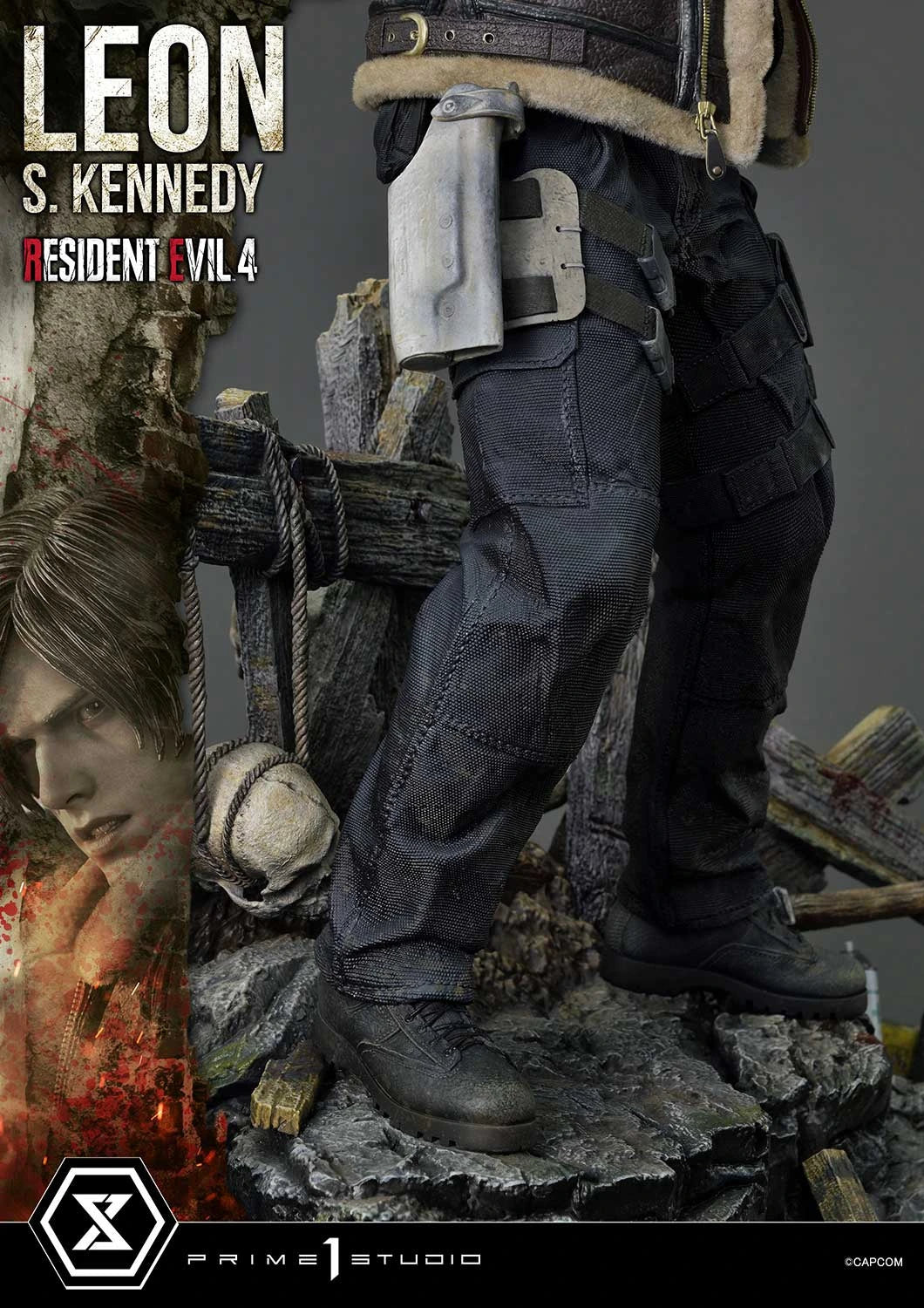 Preventa Resina Leon S. kennedy Figura Resident Evil 4 Prime 1 (Licencia) Estudio