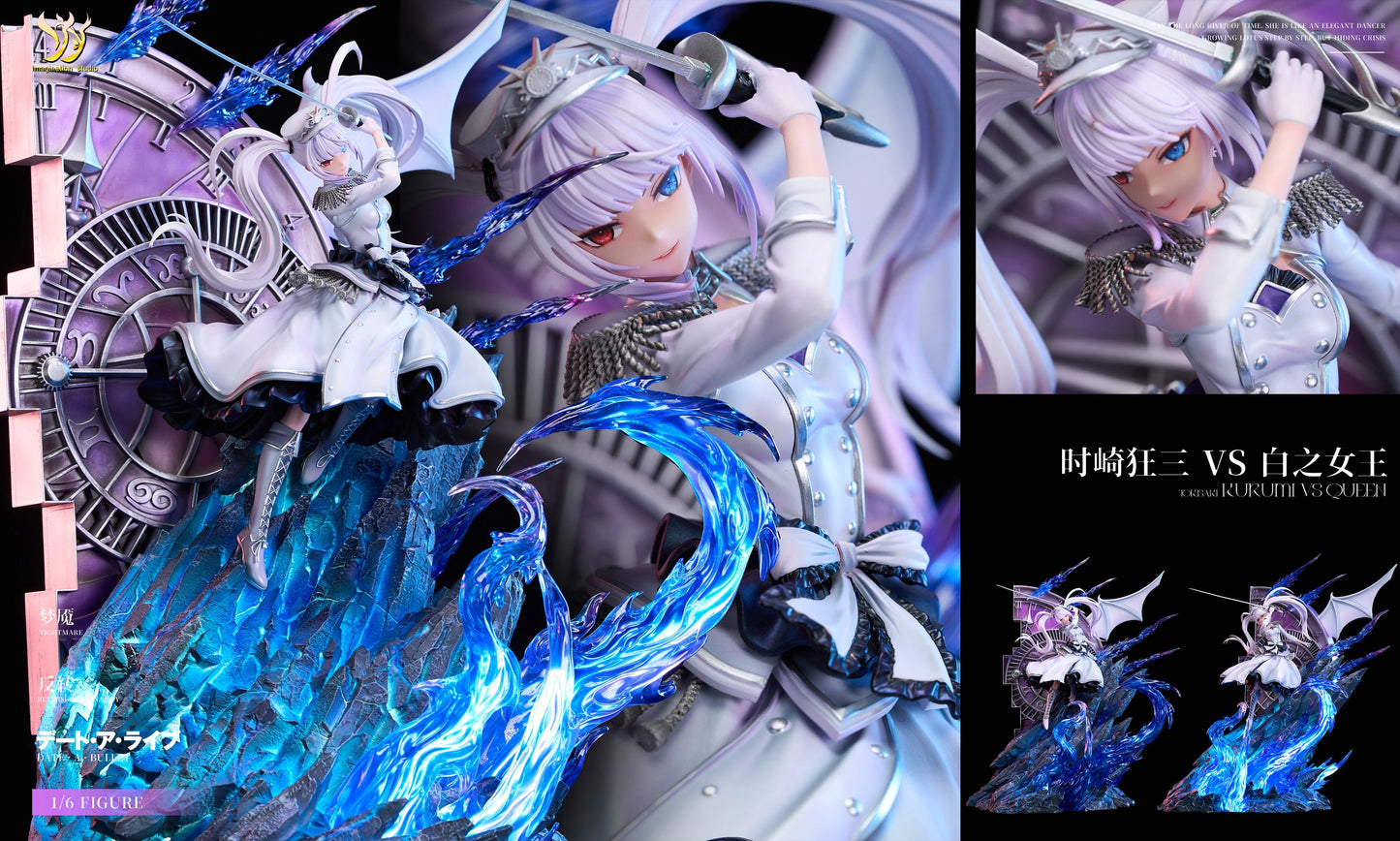Preventa Resina Tokisaki Kurumi vs White Queen Figura Date A Live Imagination  Estudio