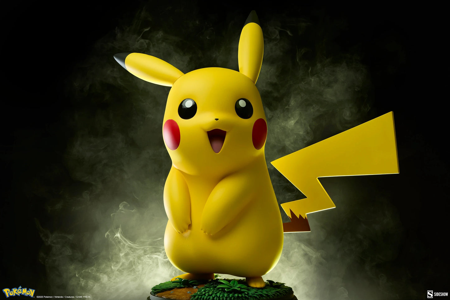 Preventa Resina Pikachu Figura Pokemón Sideshow Collectibles (Licencia) Estudio