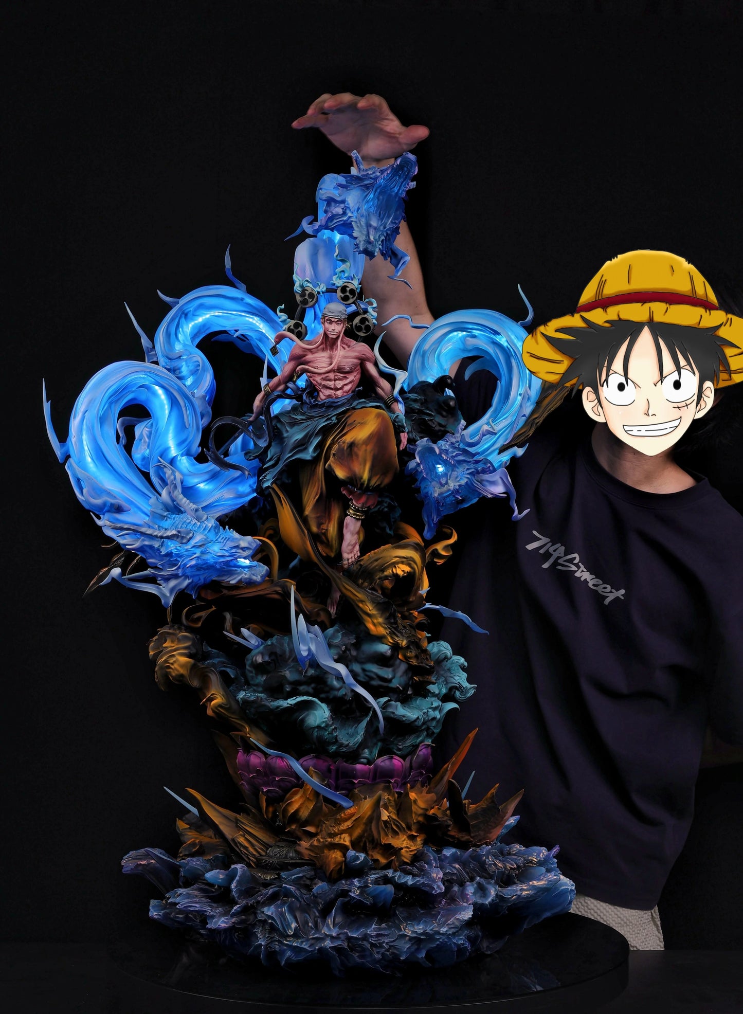 Preventa Resina Enel Figura One Piece Iron Curtain  & Chao Ming Estudio