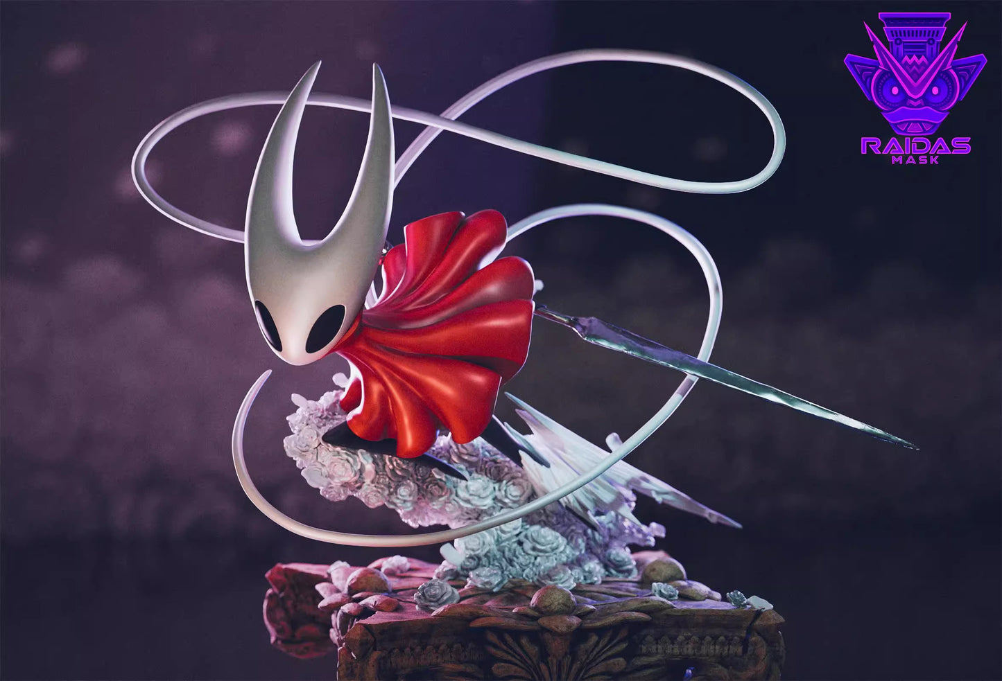 Preventa Resina Hornet Figura Hollow Knight: Silksong Raidas Mask Estudio