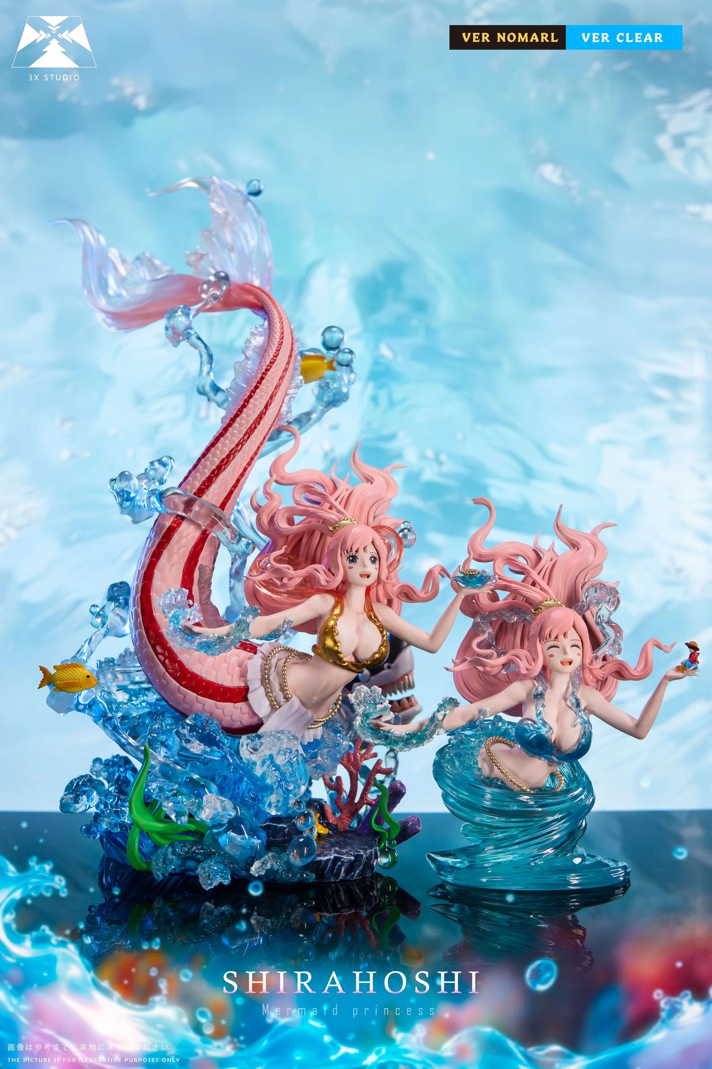 Preventa Resina Shirahoshi Figura One Piece 3X Estudio