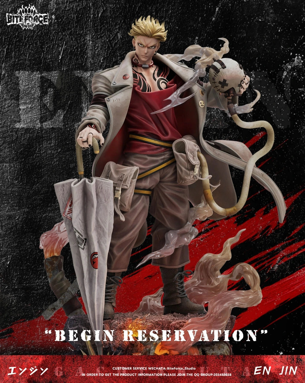 Preventa Resina Enjin Figura Gachiakuta BiteForce Estudio