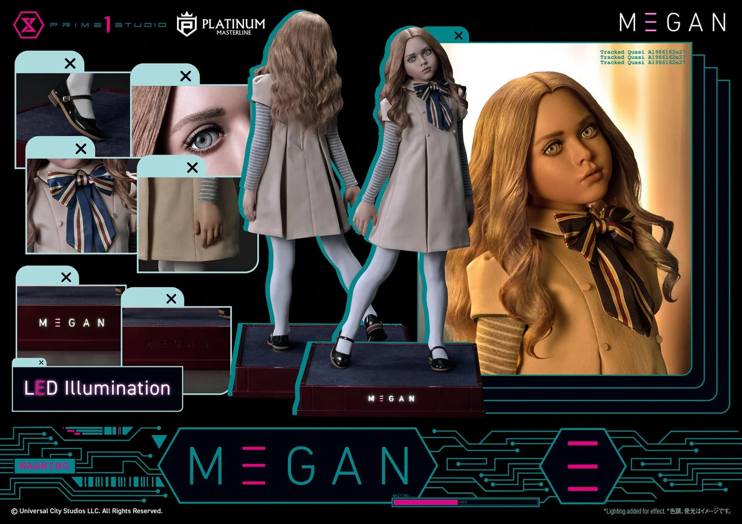 Preventa Resina M3GAN Figura Megan Prime 1 (Licencia) Estudio