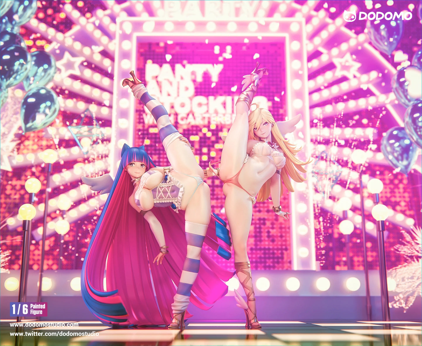 Preventa Resina Panty & Stocking Figura Panty & Stocking with Garterbelt  Dodomo  Estudio