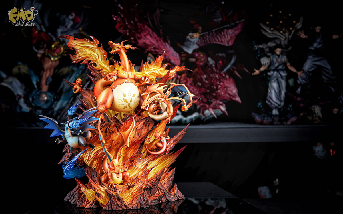 Preventa Resina Charizard Evolution Figura Pokemón EMO Estudio