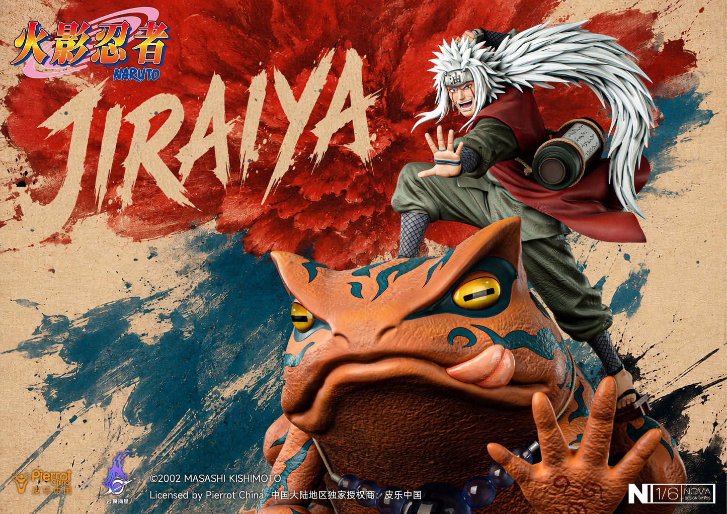 Preventa Resina Jiraiya Figura Naruto 1/6 Pickstar Estudio (Licencia)