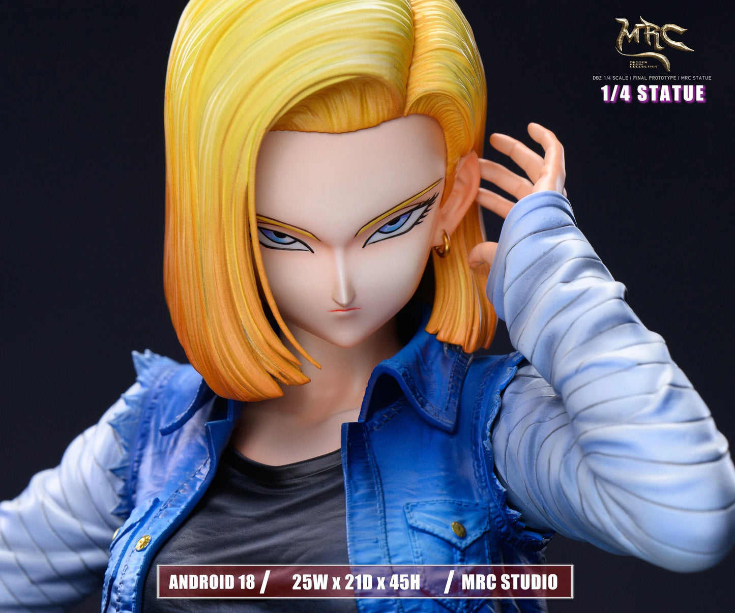 Preventa Resina Androide 18 Figura Dragon Ball MRC Estudio