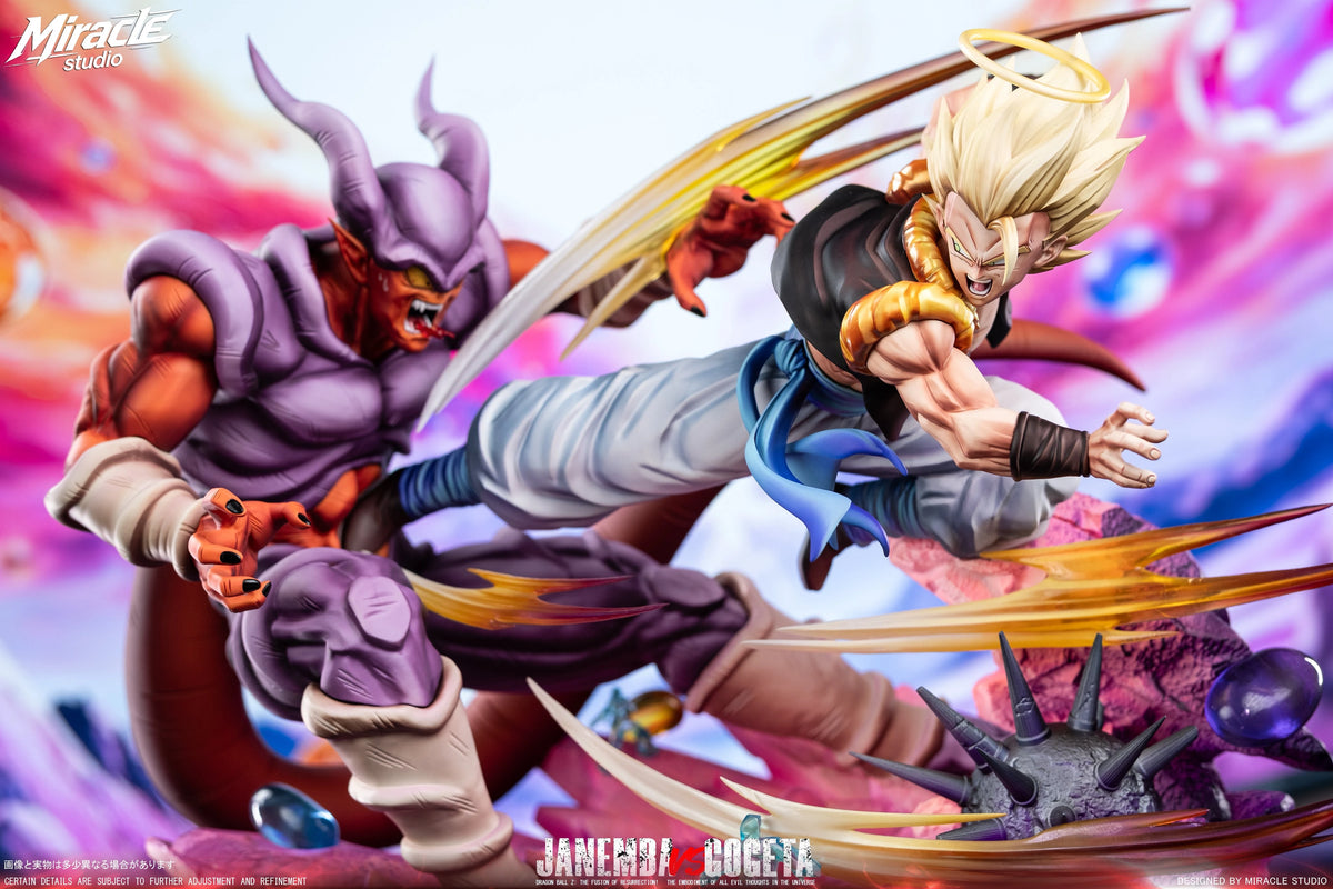 Preventa Resina Gogeta vs Janemba Figura Dragon Ball 1/6, 1/4 Miracle Estudio