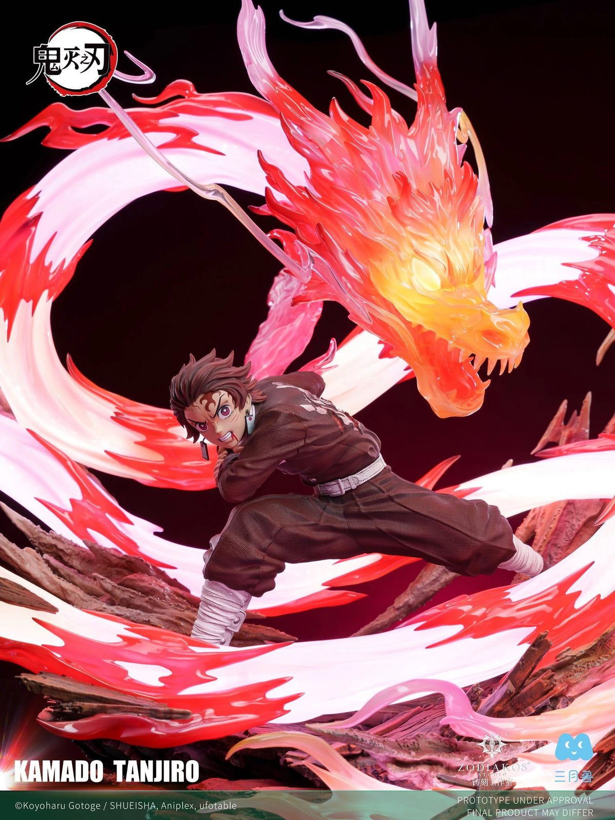 Preventa Resina Kamado Tanjiro  Figura Kimetsu No Yaiba 1/6 Zodiakos Estudio (Licencia)