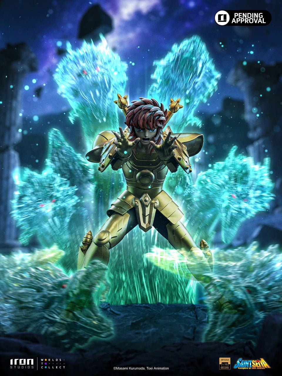 "Preventa Resina Dohko de Libra  Figura Caballeros del Zodiako Iron (Licencia) Estudio"